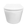 Sity wandcloset rimless toiletzitting softclose glans wit