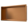 Demis inbouwnis 60 x 30 x 10 cm geborsteld brons koper pvd
