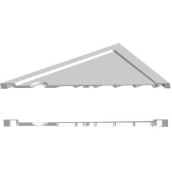 luxe douchebak SMC rechthoek 120x80x4 cm wit