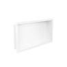 Demis inbouwnis 60 x 30 x 7 cm geborsteld messing pvd