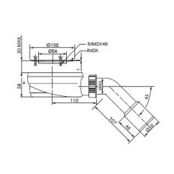 ACO puthuis laag zijuitlaat Ø40/50 tbv ShowerDrain Floor douchevloer