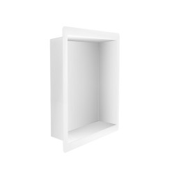 Demis inbouwnis 30 x 30 x 10 cm mat wit