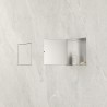 Demis inbouwnis betegelbaar 30 x 30 x 14 cm RVS