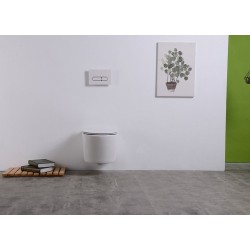 Sity wandcloset rimless toiletzitting softclose glans wit