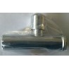 muurbuis recht beluchter 32mm verchroomd