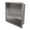 Demis inbouwnis 30 x 30 x 7 cm gunmetal PVD