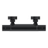 Ribbd thermostatische douchemengkraan hartafstand 15 cm mat zwart