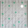 luxe douchebak SMC vierkant 900 x 900 x 40mm wit