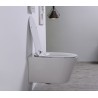 Sity wandcloset rimless toiletzitting softclose glans wit