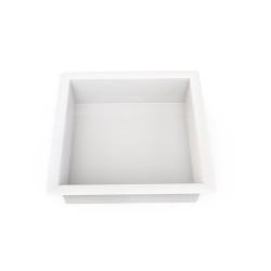Demis inbouwnis 30 x 30 x 10 cm mat wit