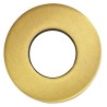 UniMatch sifon rozet 32 mm x 65 mm geborsteld messing