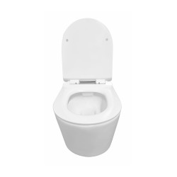 Sity wandcloset rimless toiletzitting softclose glans wit