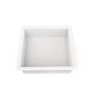 Demis inbouwnis 30 x 30 x 7 cm mat wit