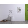 Sity wandcloset rimless toiletzitting softclose glans wit