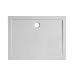 luxe douchebak SMC rechthoek 120x80x4 cm wit