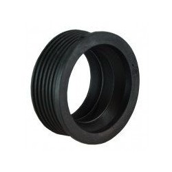 Overgangsring /-rubbermanchet 50 x 32 mm metaal / pvc