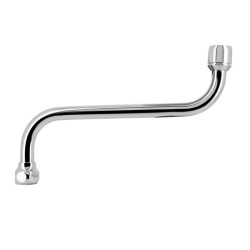 BONFIX Kraanuitloop S-model 3/4" x 1/2" chroom