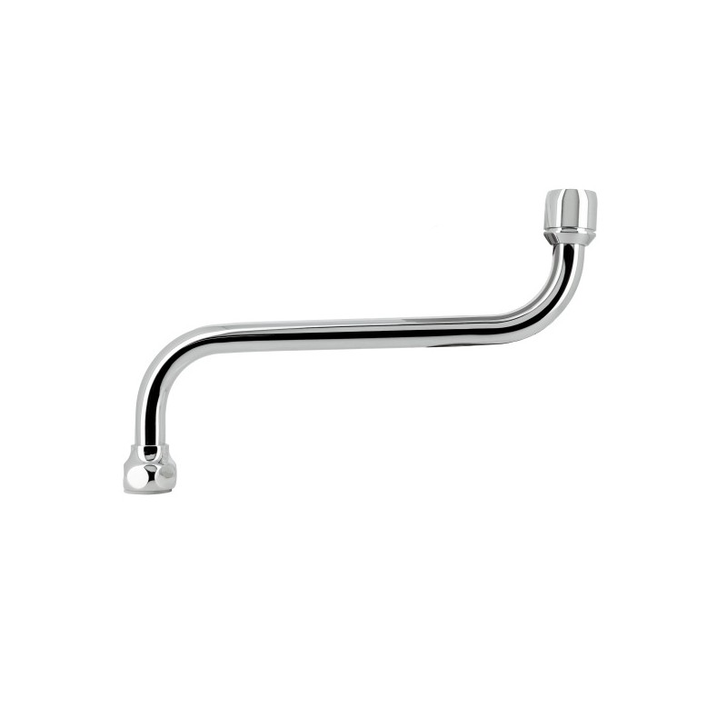 BONFIX Kraanuitloop S-model 3/4" x 1/2" chroom