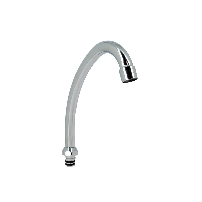 BONFIX Kraanuitloop HU-model 3/4" x 1/2" chroom