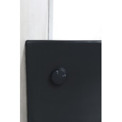 Vesta wandcloset rimless met bidetkraan koud water mat zwart
