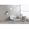 Vesta wandcloset rimless met bidetkraan koud water mat wit