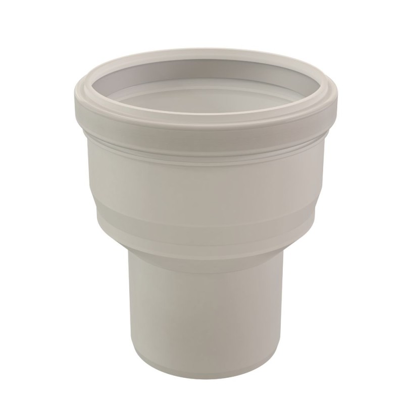 Ubbink Verloop PP 80-110mm spie-mof transparant