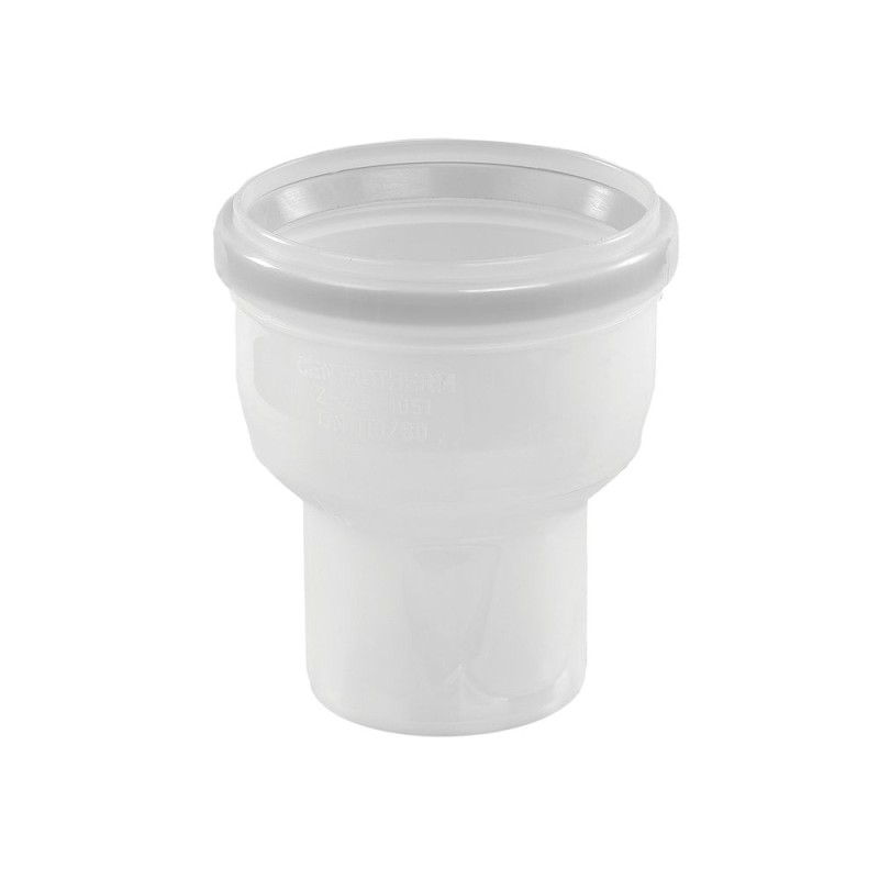 Ubbink Verloop PP 60-80mm spie-mof transparant