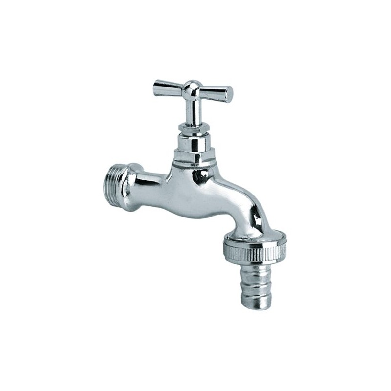BONFIX Tapkraan slangkoppeling gepolijst verchroomd 3/4"