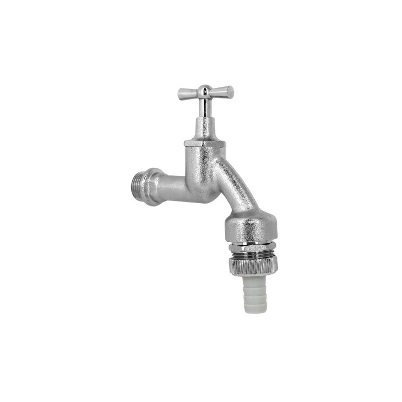 BONFIX Tapkraan slangkoppeling mat chroom 1/2" DVGW