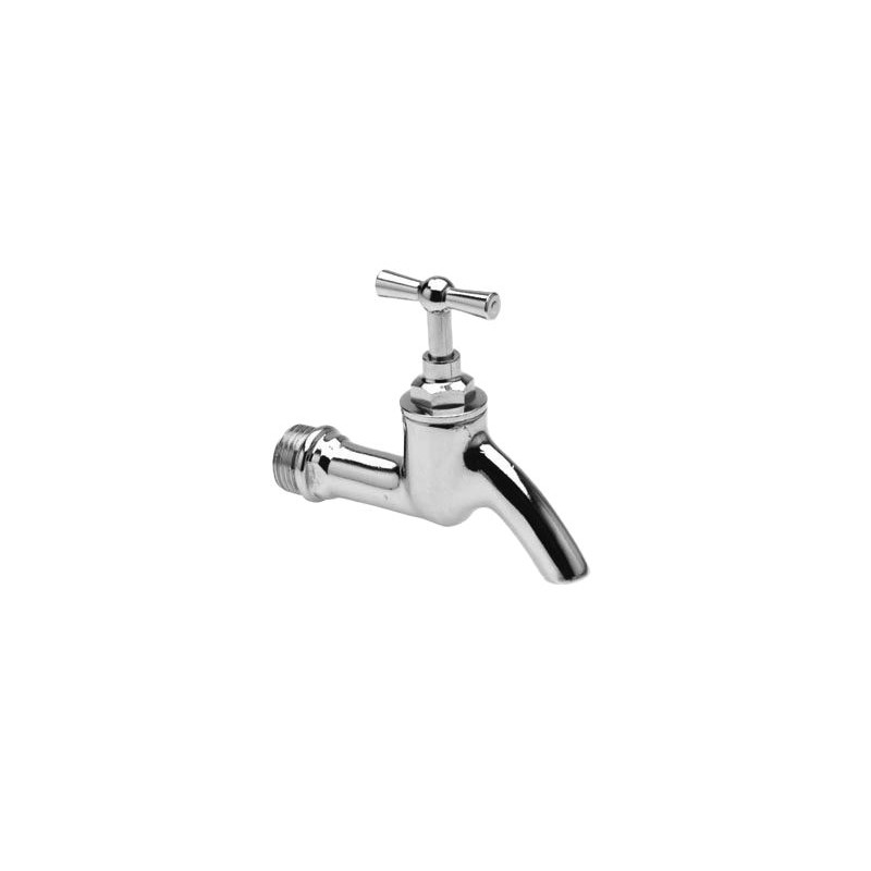 BONFIX Tapkraan gladde uitloop gepolijst verchroomd 1/2"