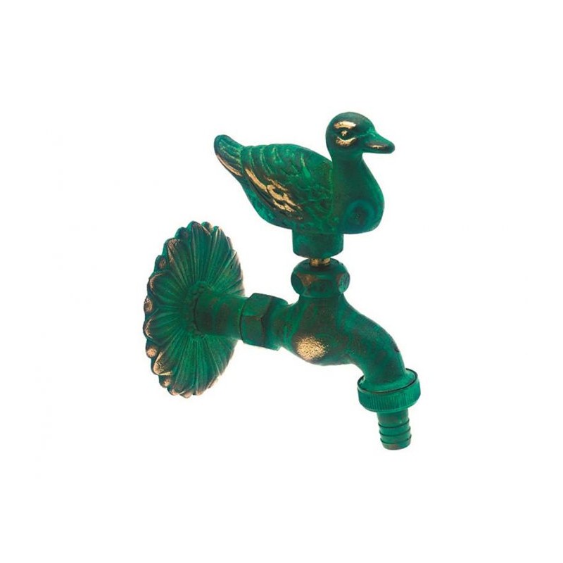 BONFIX Tapkraan gepatineerde nostalgische 1/2" eend