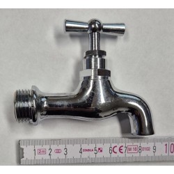 BONFIX Tapkraan gladde uitloop gepolijst verchroomd 1/2"