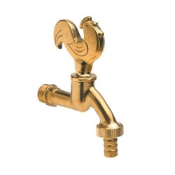 BONFIX Tapkraan nostalgische gepolijst messing 1/2" haan