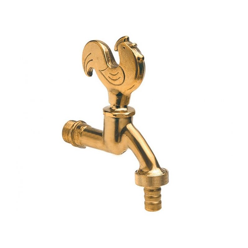 BONFIX Tapkraan nostalgische gepolijst messing 1/2" haan