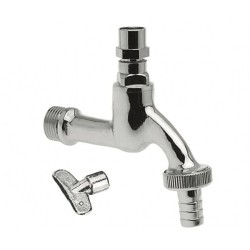 BONFIX Tapkraan 1/2" gepolijst chroom incl. slangkop + sleutel