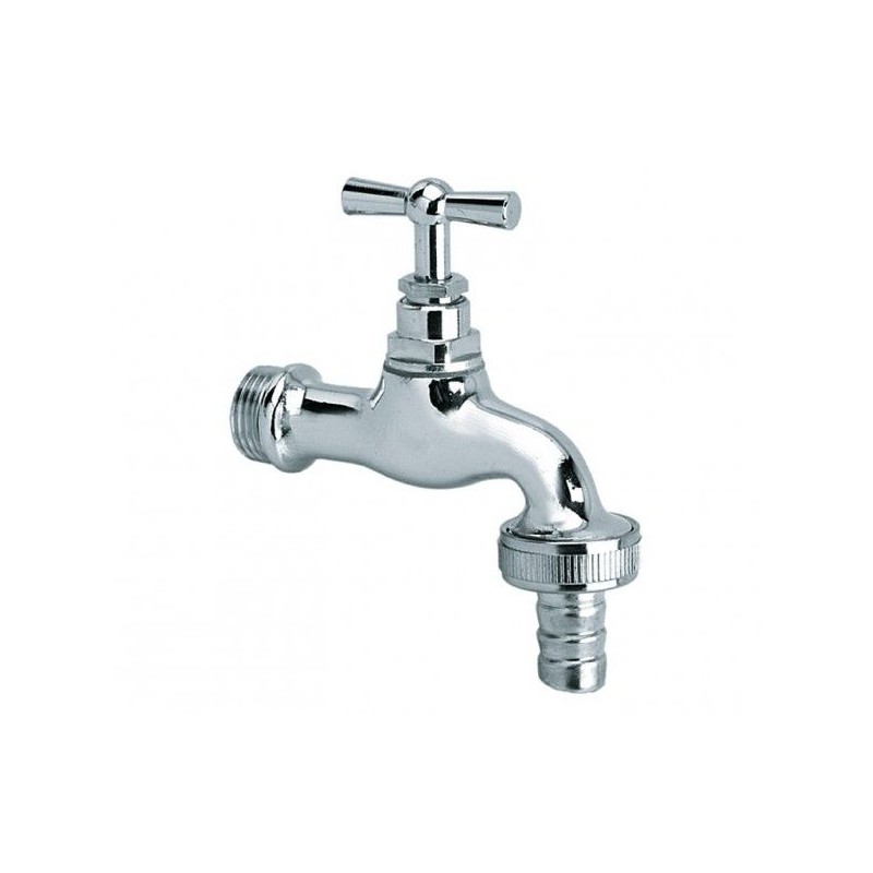 BONFIX Tapkraan slangkoppeling gepolijst verchroomd 1/2"