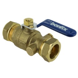 BONFIX Kogelstopkraan 12 x 12 mm knel zonder aftapgelegenheid