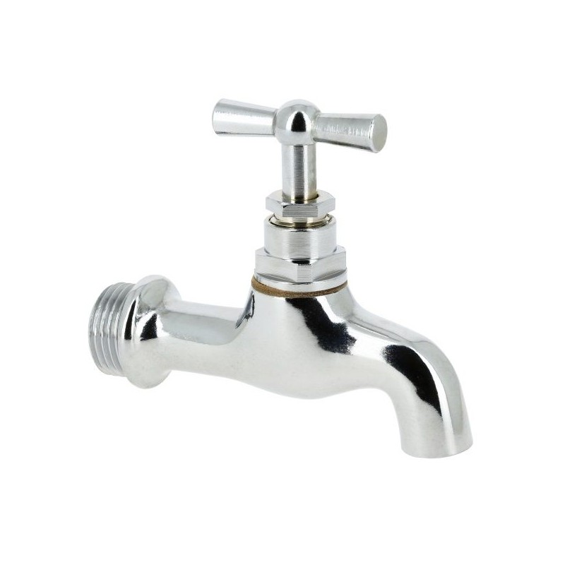 BONFIX Tapkraan gladde uitloop gepolijst verchroomd 1/2"