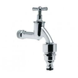 BONFIX Tapkraan slangkoppeling type Gardena gepolijst verchroomd 1/2"