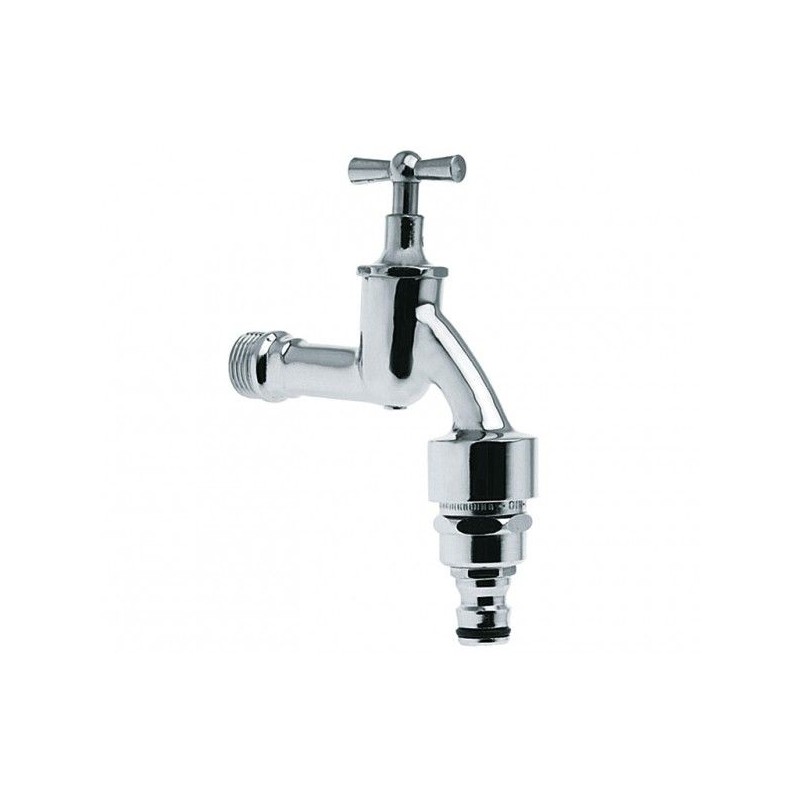 BONFIX Tapkraan slangkoppeling type Gardena gepolijst verchroomd 1/2"