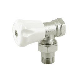 BONFIX Radiatorkraan 1/2" haaks met koppeling