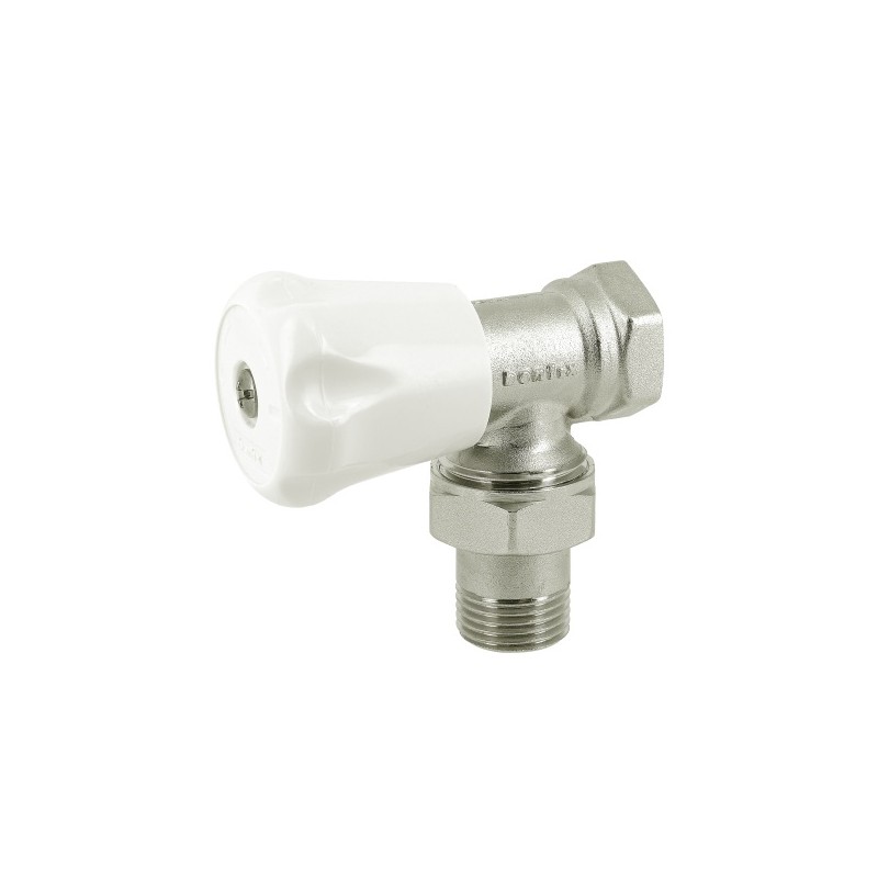 BONFIX Radiatorkraan 1/2" haaks met koppeling