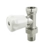 BONFIX Radiatorkraan 1/2" recht met koppeling