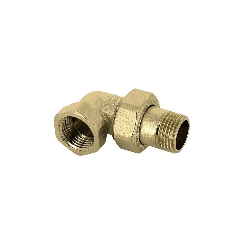BONFIX Draad messing 3-delige kniekoppeling 3/4" bi.dr x bu.dr.