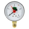 BONFIX Manometer 1/4" buitendraad onderaansluiting