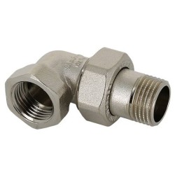 BONFIX Draad messing 3-delige kniekoppeling 1/2" bi.dr x bu.dr vertind