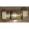 BONFIX Draad messing 3-delige koppeling 1 1/4" bi.dr x bu.dr.