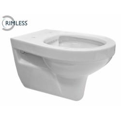 Trevi wandcloset rimless glans wit