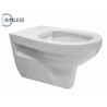 Trevi wandcloset rimless glans wit