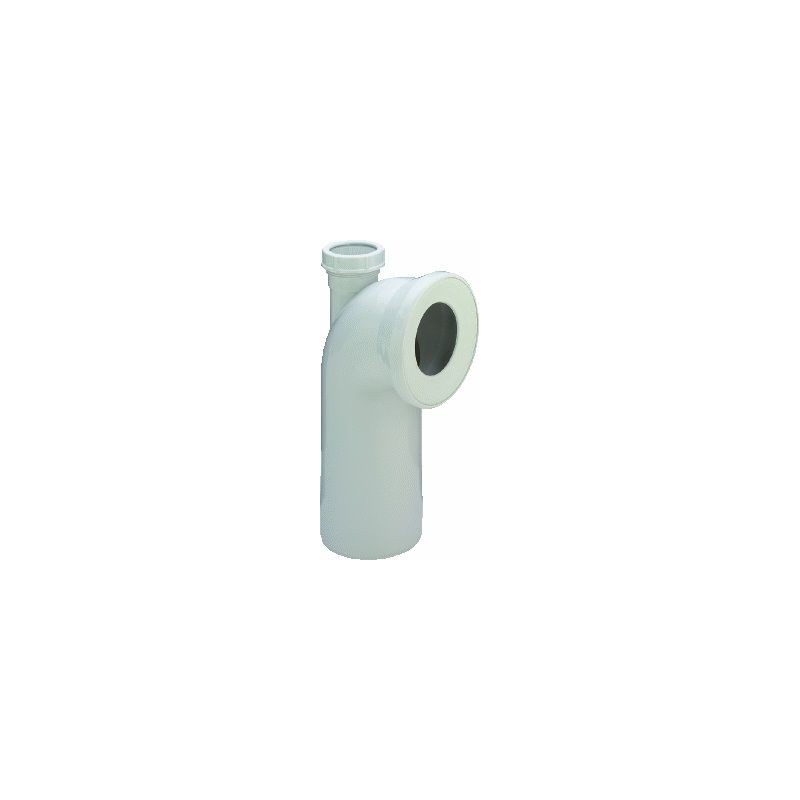Viega closetafvoermanchet 90 graden - met aftakking 40 mm